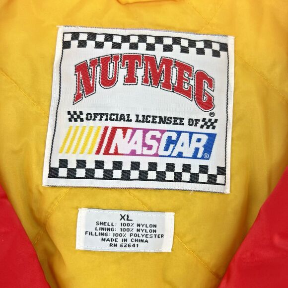 Vintage 90s Nascar Jeff Gordan Nutmeg Racing Jacket Mens XL #24 DuPont - Picture 15 of 16